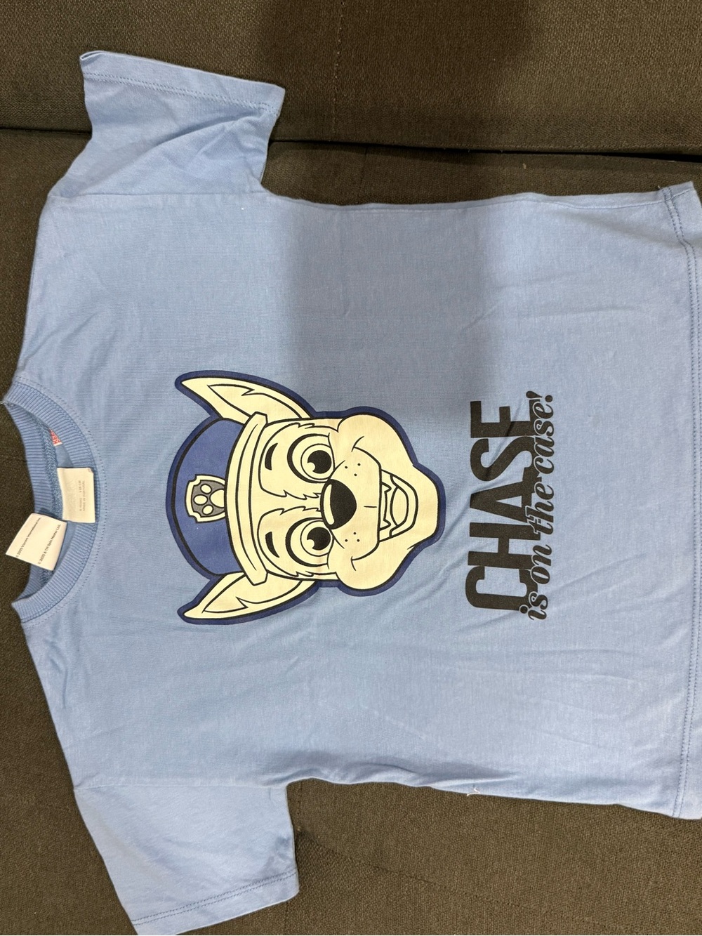 Zara PAW Patrol Chase Graphic Tee - Light Blue - Kids